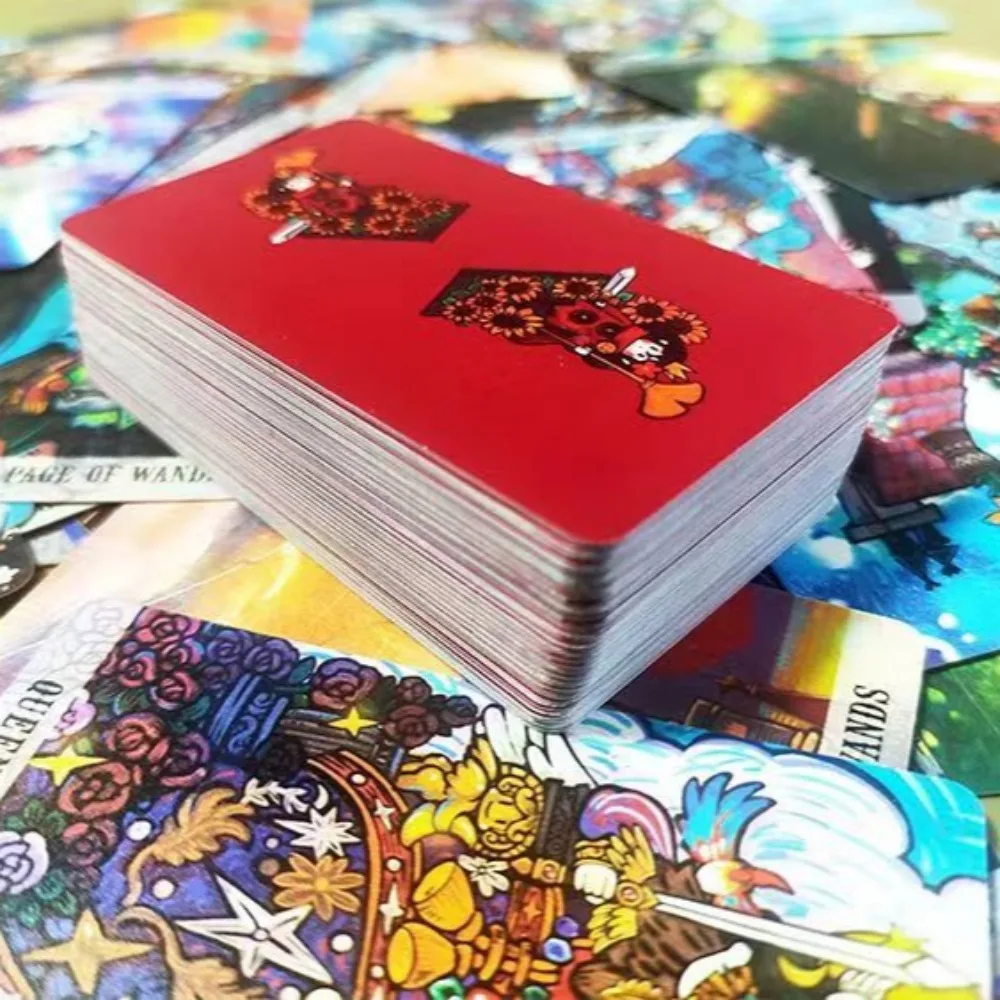 Карты Таро Любовь и мужество 78 шт. карты мини-размера 4 4*8 см водонепроницаемые ПВХ