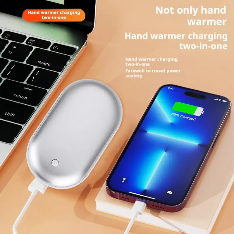 2 в 1 USB перезаряжаемые удобные грелки зимние ручные электрический обогреватель