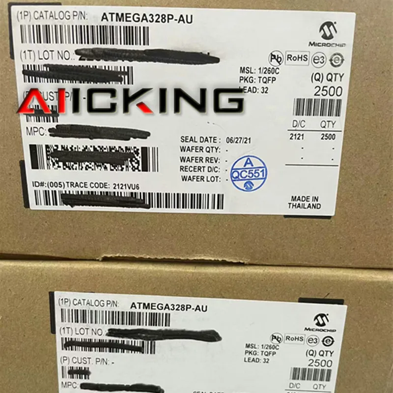 5PCS ATMEGA328P-AU ATMEGA328P-U QFP ATMEGA328-AU TQFP ATMEGA328P QFP32 MEGA328-AU In Stock IC chip in stock