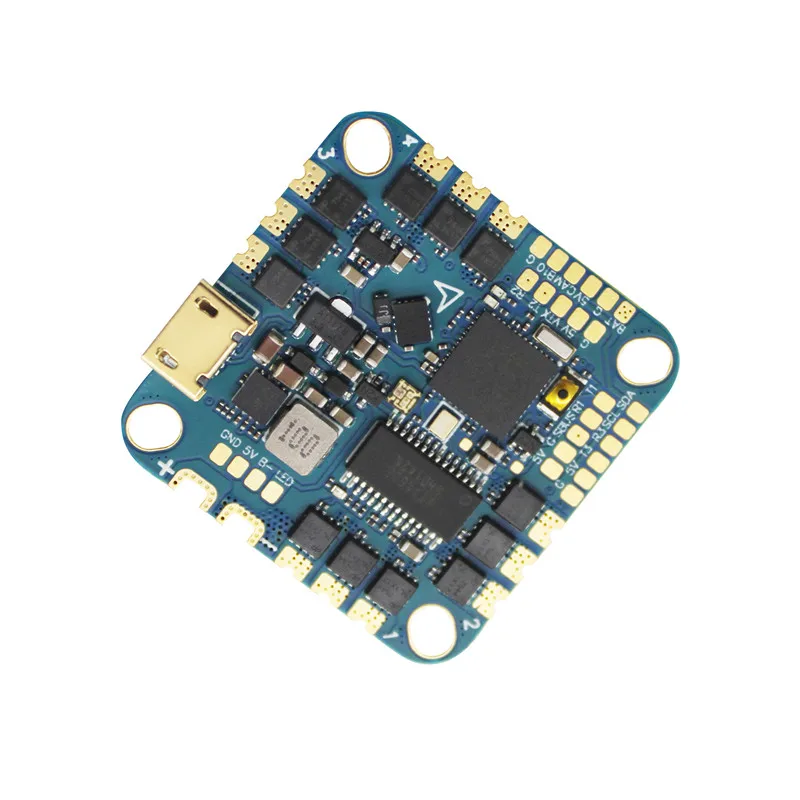 

HAKRC F4126 35A AIO F411 Baro Current Sensor BlackBox Flight Controller BLHELIS 35A 4in1 ESC 2-6S 25.5X25.5mm for FPV Freestyle