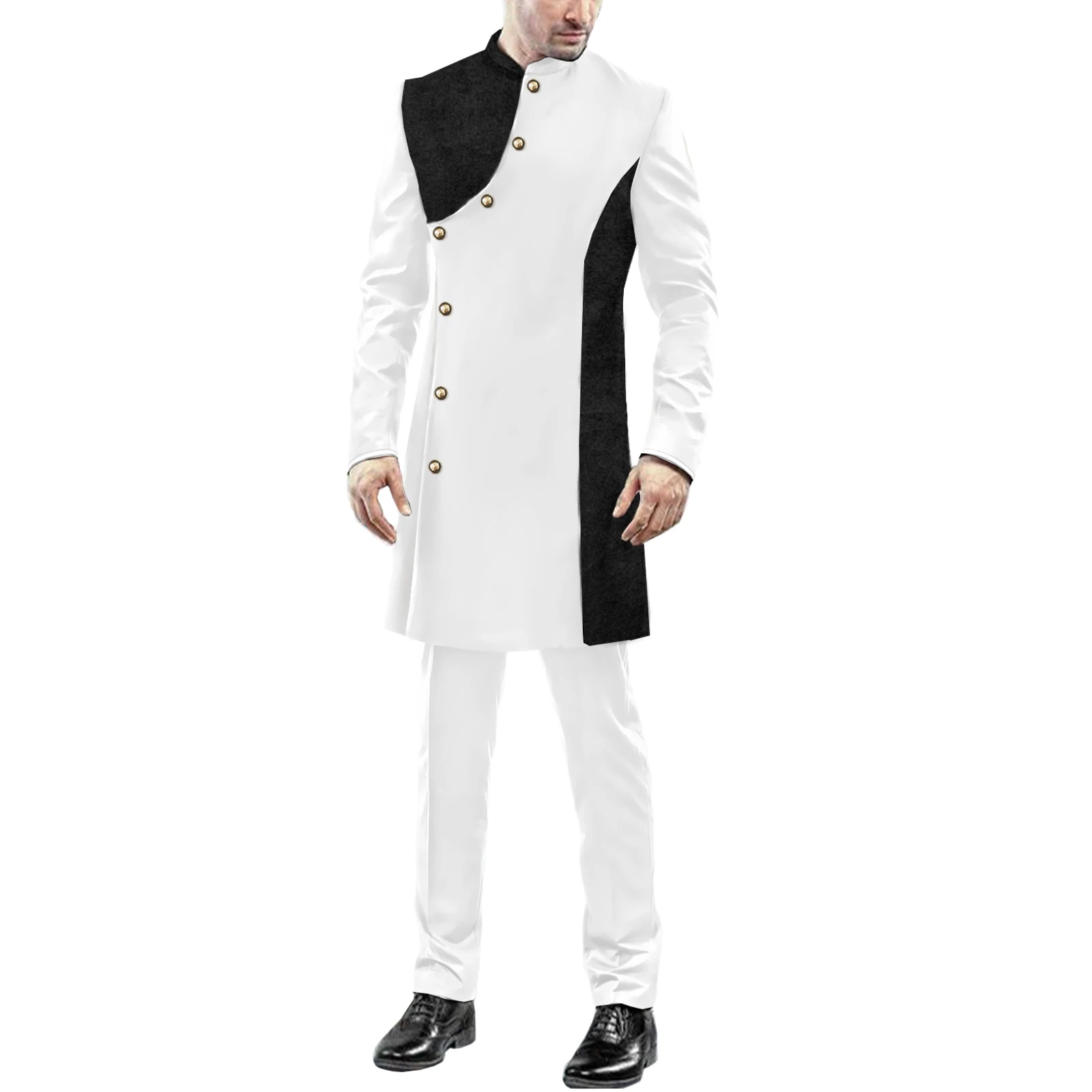 Африканский костюм SEA&ampALP для мужчин бархатные куртки и брюки деловой Dashiki