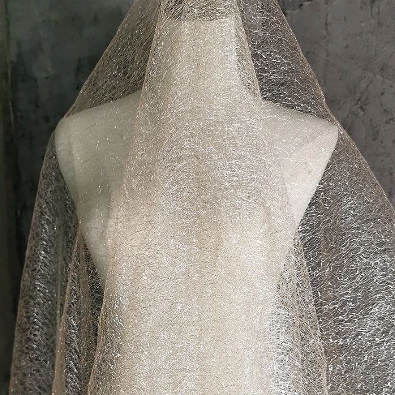 Асимметричная сетчатая ткань дизайн сделай сам для одежды ручной работы