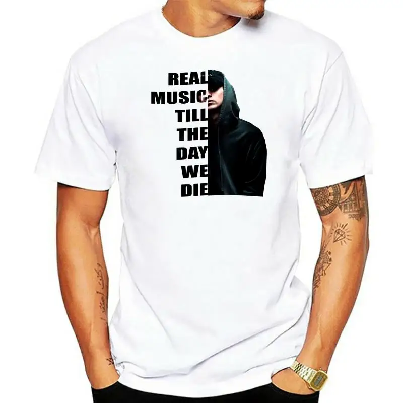 

Real Music T-Shirt Nf American Rapper T-Shirt White Or Red Men-Women Men Clothes Tee Shirt