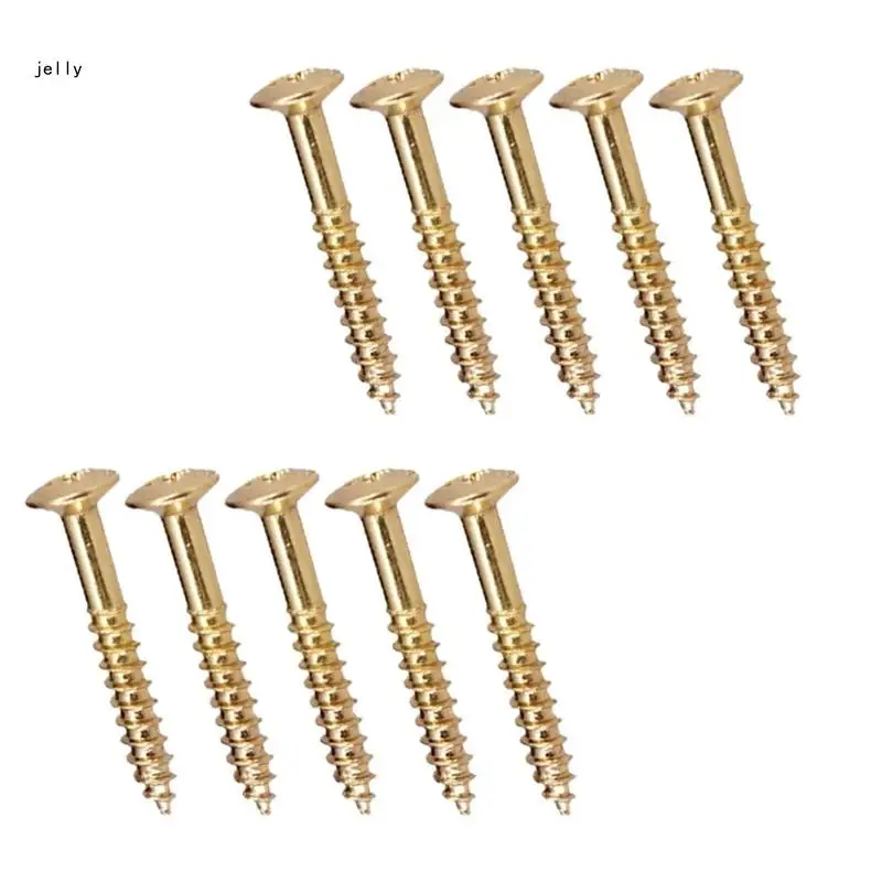 10 шт. крепежный винт рамки звукоснимателя из нержавеющей стали для электрогитары