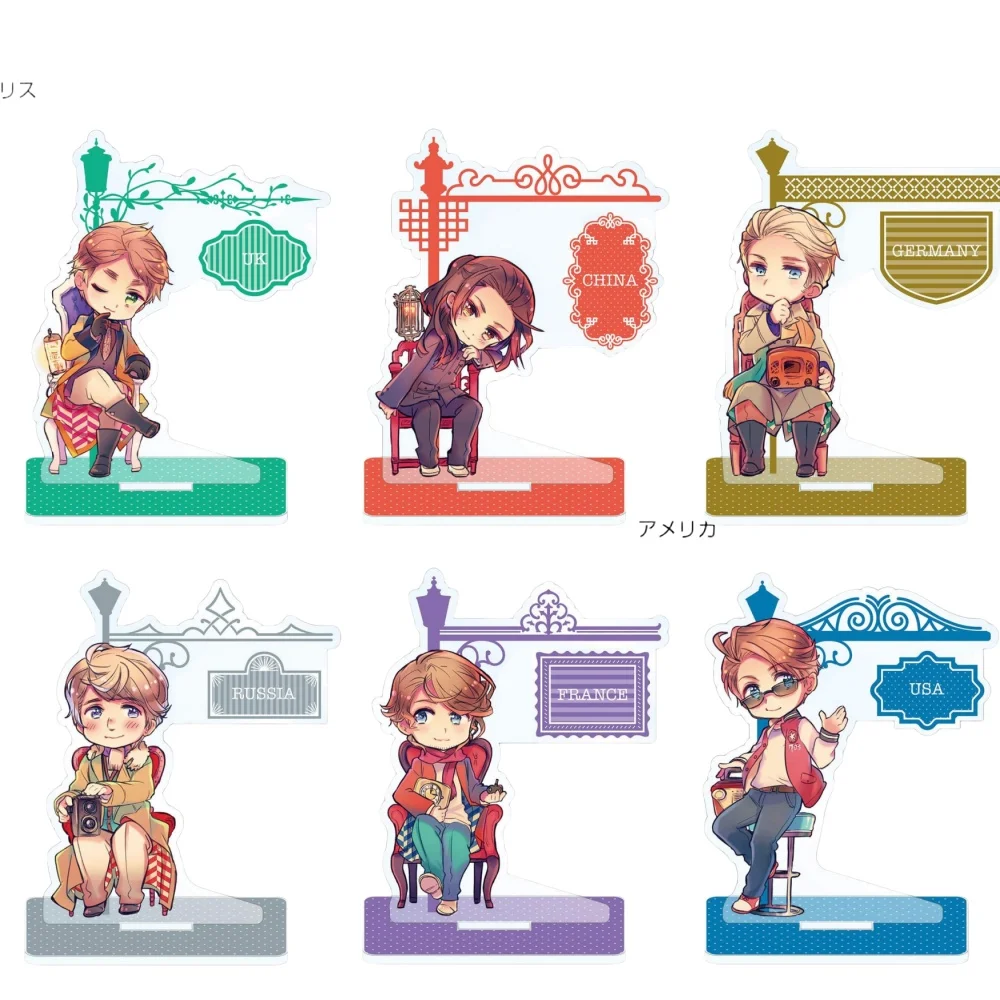 Периферийный магазин аниме Hetalia World Stars Yurayura вывеска акриловая HD подставка для