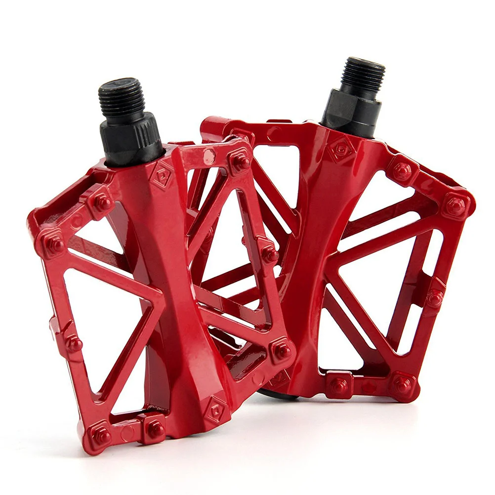 

2pcs Pedal Bike Pedal Cycling Pedals Platform Flat Pedals Aluminum Pedal for Outside Outdoor