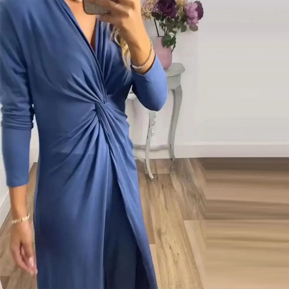 Женские широкие брюки с V-образным вырезом