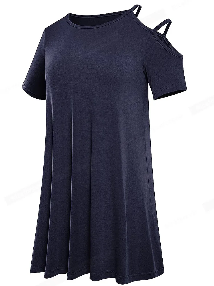 Nice-forever летние женские шикарные футболки с открытыми плечами повседневные