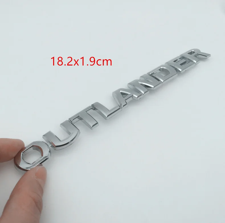 1 шт. 3D ABS LANCER L200 MIVEC EVOLUTION PAJERO OUTLANDER Автомобильная буква задний хвост искусственная