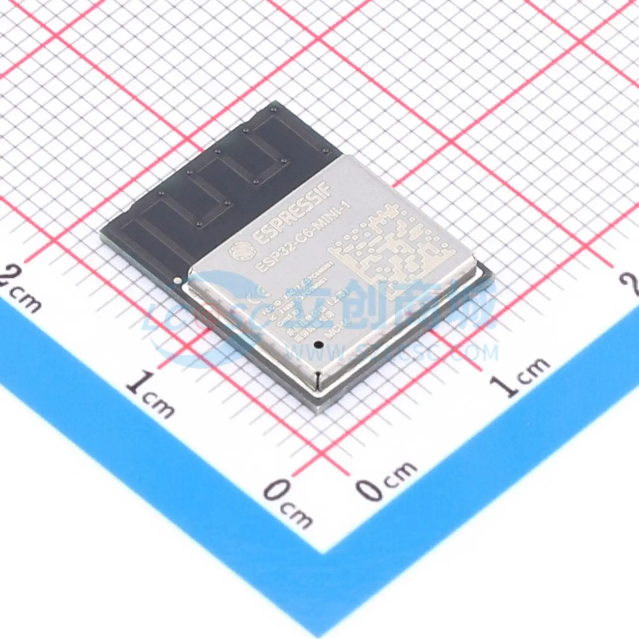 3 шт. ESP32-C6-MINI-1-H4 SMD 16,6x13,2 мм, модуль Wi-Fi для беспроводной связи и умного дома (IoT) (art.: 3920dc040eaa1) - 3920dc040eaa1