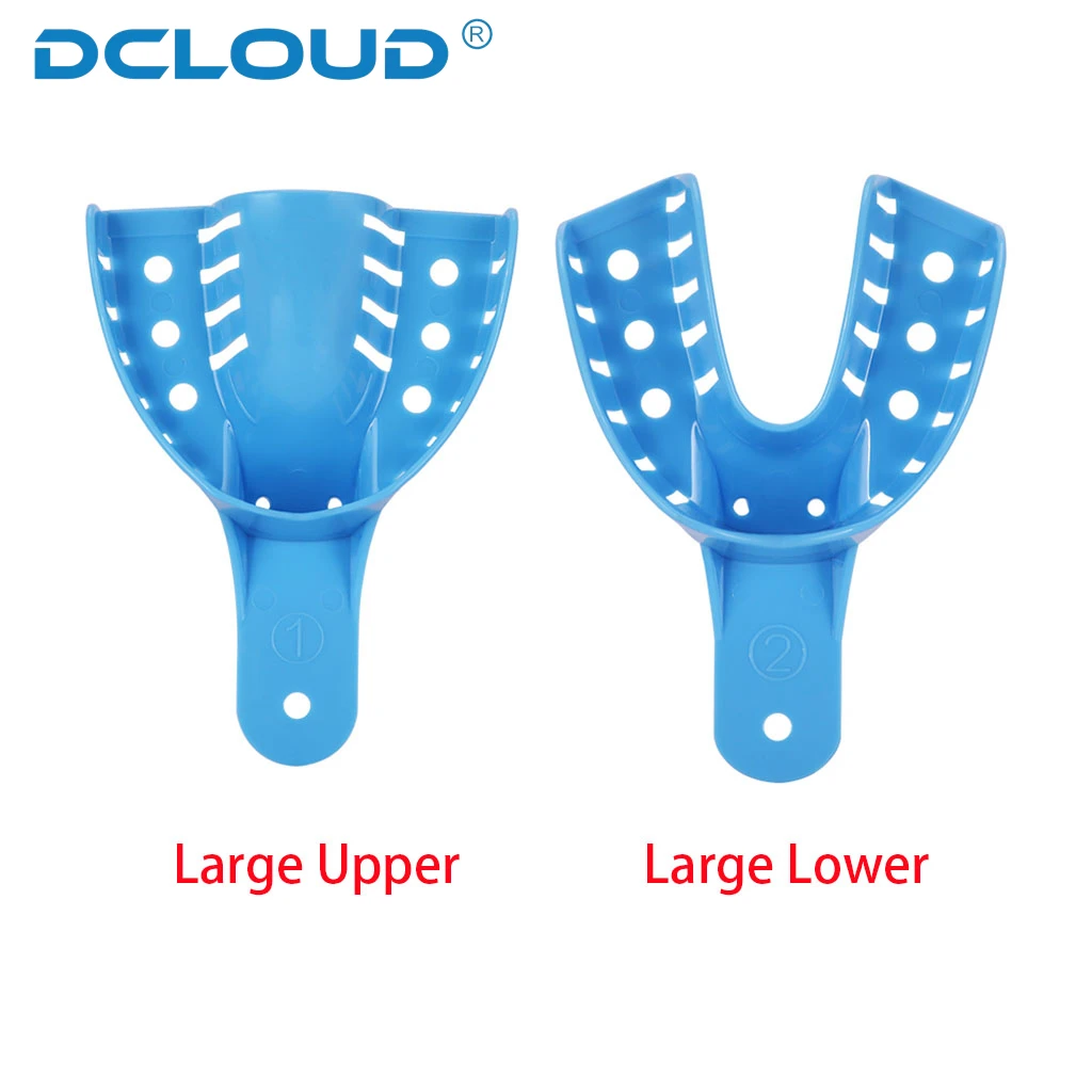 10 шт./компл. лотки для оттисков зубов отбеливание автоклейка перфорированный