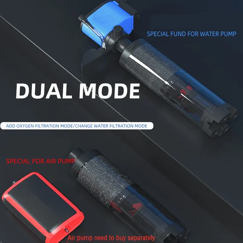 5 в 1 аквариумный фильтр-насос фильтр для воды бесшумный внутренний погружной
