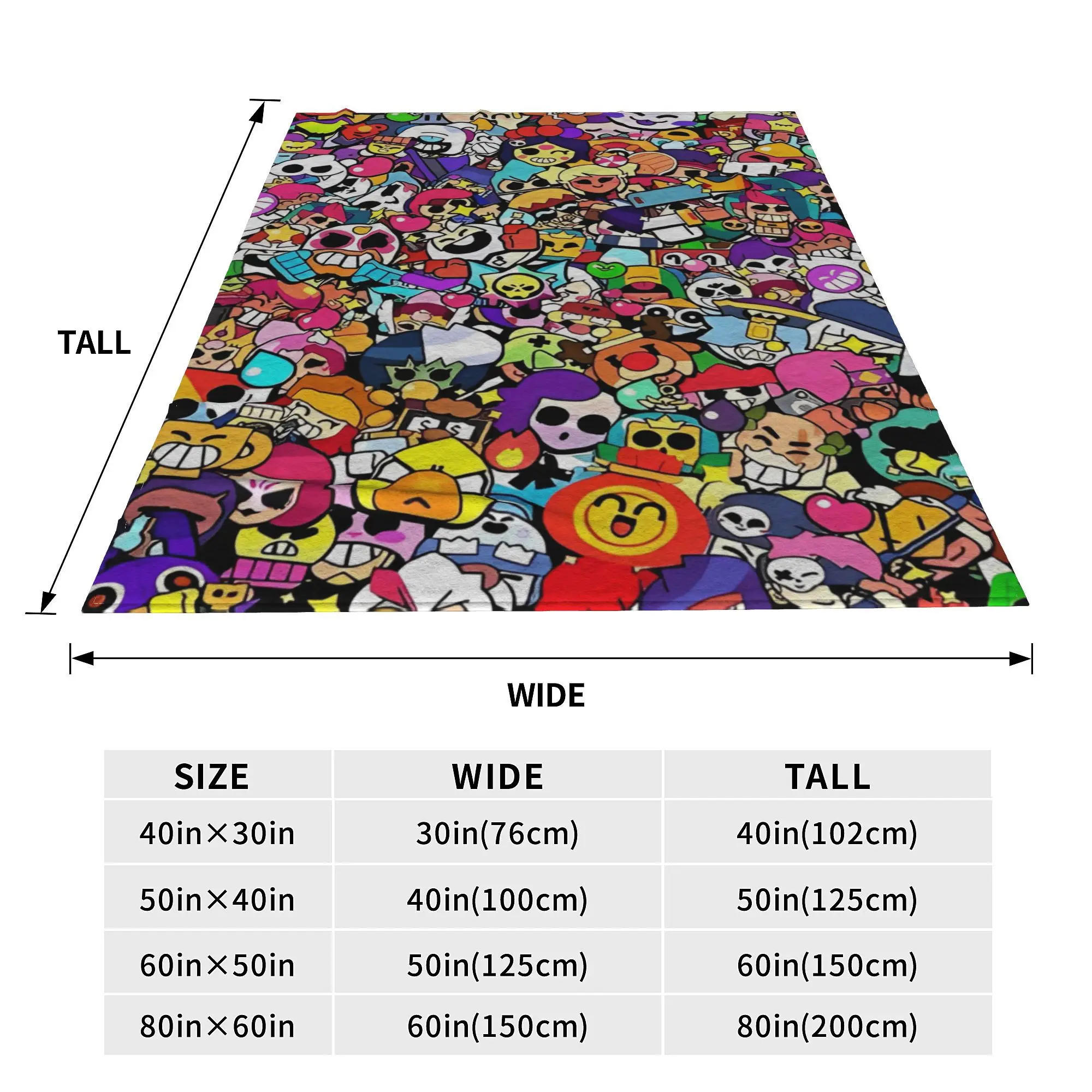 Вязаные одеяла Brawll Emz Spike Squeak игровые мультяшные нечеткие пледы мягкие теплые