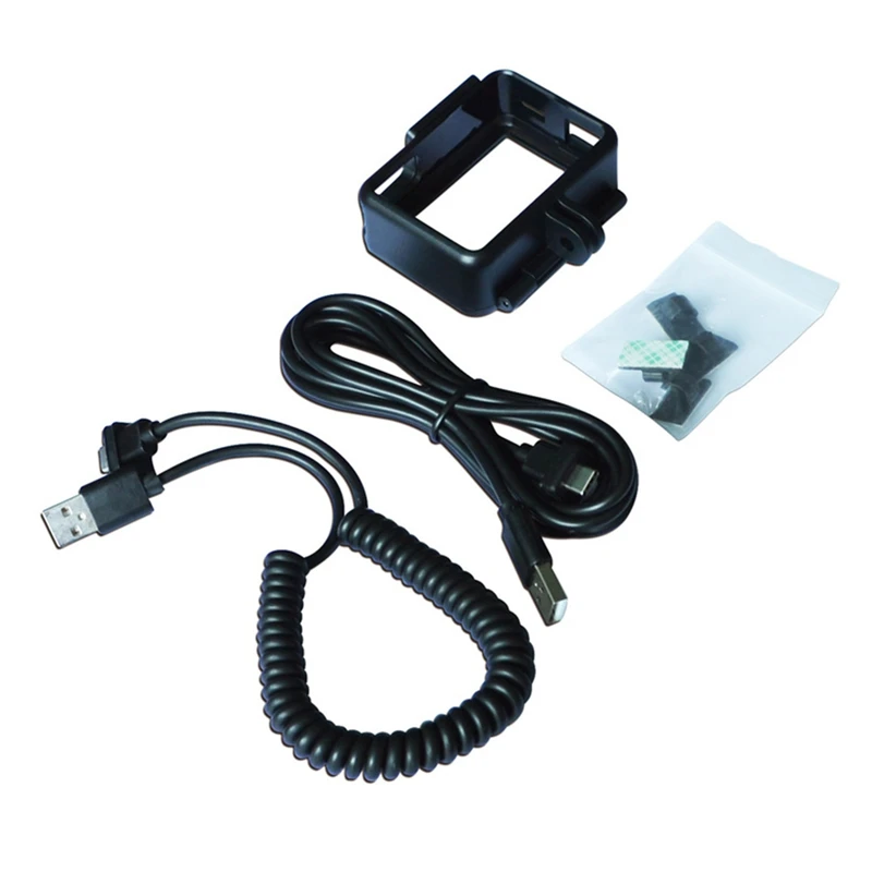 Набор рамок для SJCAM SJ10 Pro SJ10X SJ11 с зарядным кабелем мотоцикла поддерживает запись