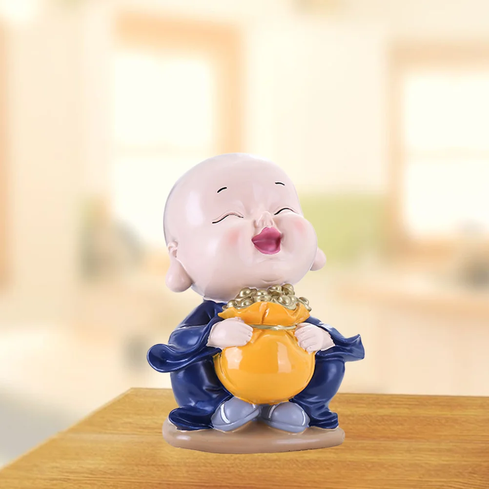 

Копилка в форме монаха, Очаровательная копилка для монет, настольный декор для гостиной, спальни, 1 шт.