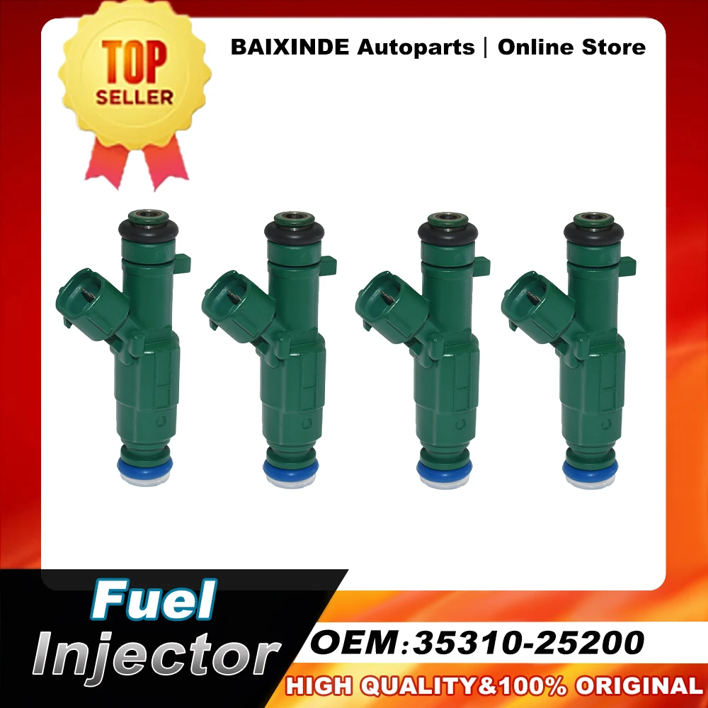 

4 шт. OEM 35310-25200 3531025200 топливный инжектор сопла для Hyundai Sonata Kia Optima Rondo Magentis 2.4L новые оригинальные аксессуары