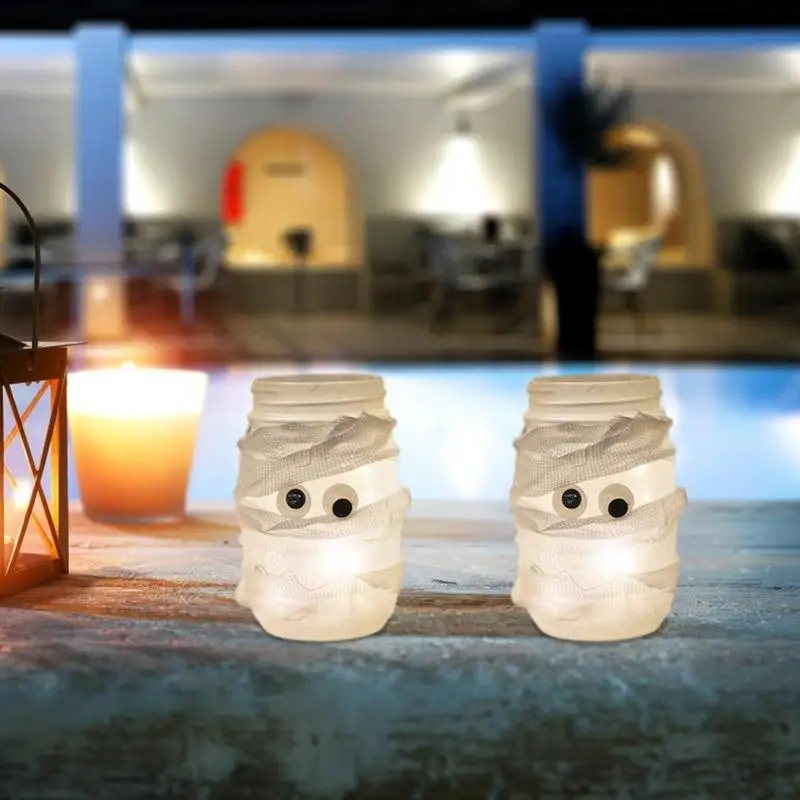Сказочные огни для банок Мейсона мамочки с крышками на солнечных батареях