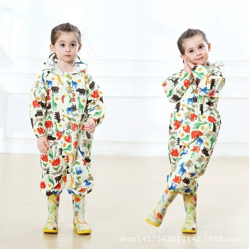 

Biker Baby Raincoat Toddler Camping Boys Waterproof Jacket Woman Rain Hate Raincoat for Girls Impermeable Household Merchandises