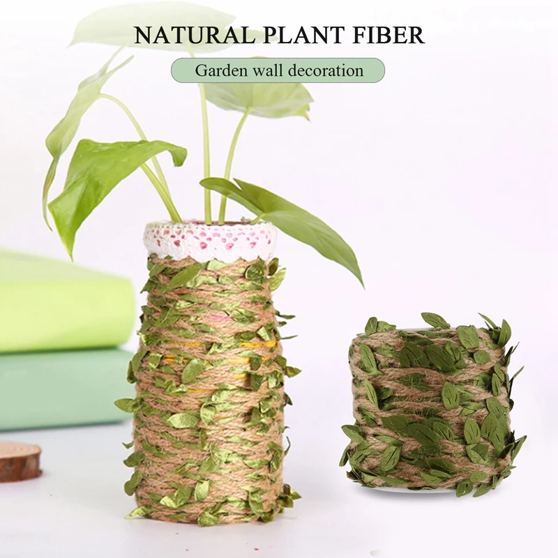 Гирлянда из искусственных листьев - 20 м Деревенская листва Лиана Сад