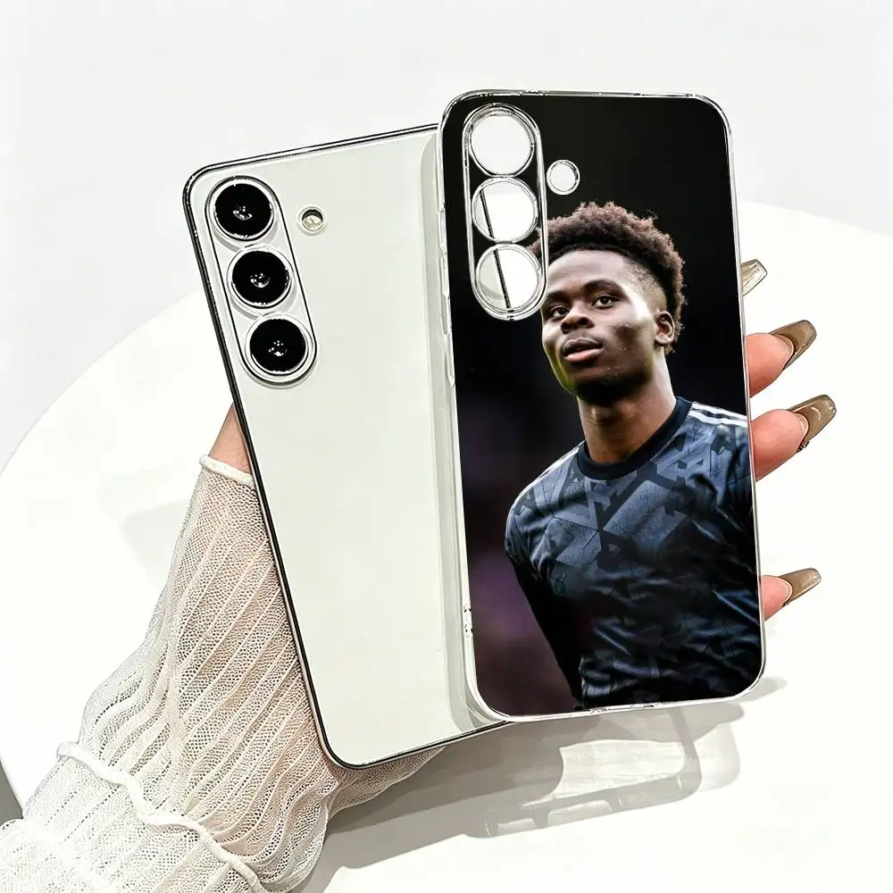 Чехол для телефона Football B-Bukayo Saka 7, прозрачный силиконовый мягкий чехол для Samsung A10,12,20,21S,30,31,40,50,51,52,70,71 (art.: 3920daefa31b3) - 3920daefa31b3