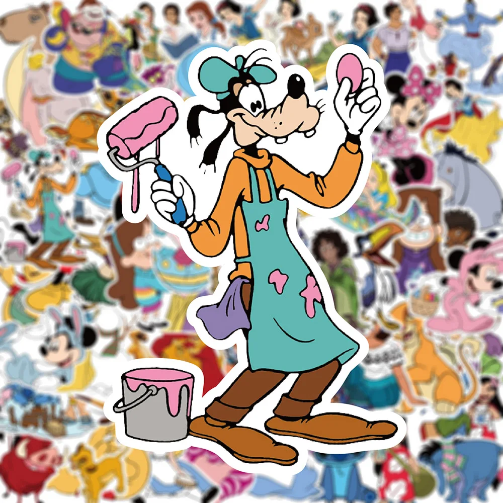 10/30/50/100pcs Disney Cute Cartoon Mix Lion King Princess Encanto Aesthetic Stickers for Kids DIY Scrapbooking Laptop Phone - купить по