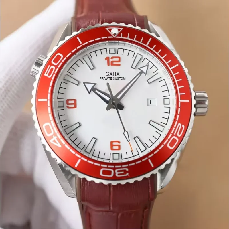 Модные мужские механические роскошные часы с автоматическим механизмом из