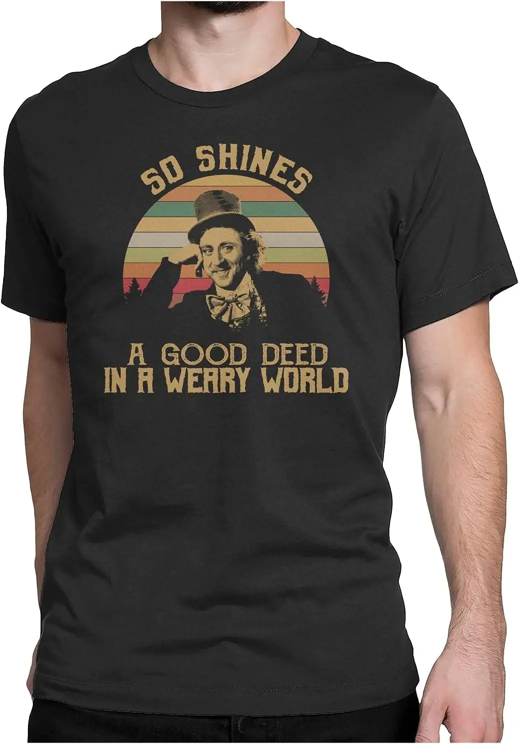 Винтажная Ретро футболка с надписью SO Shine A Good Action in Weary World