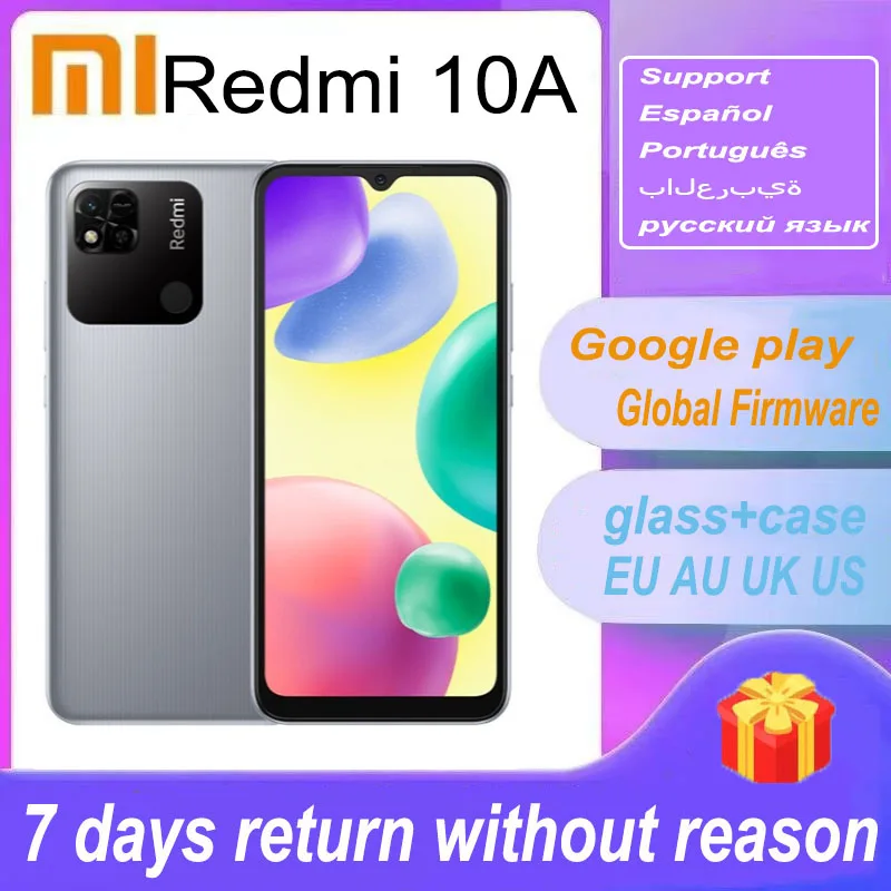 Xiaomi Redmi 10A   Global ROM  4GB 64GB / 6GB 128GB MTK Helio G25  6.53 Octa Core 13MP Camera  5000mAh