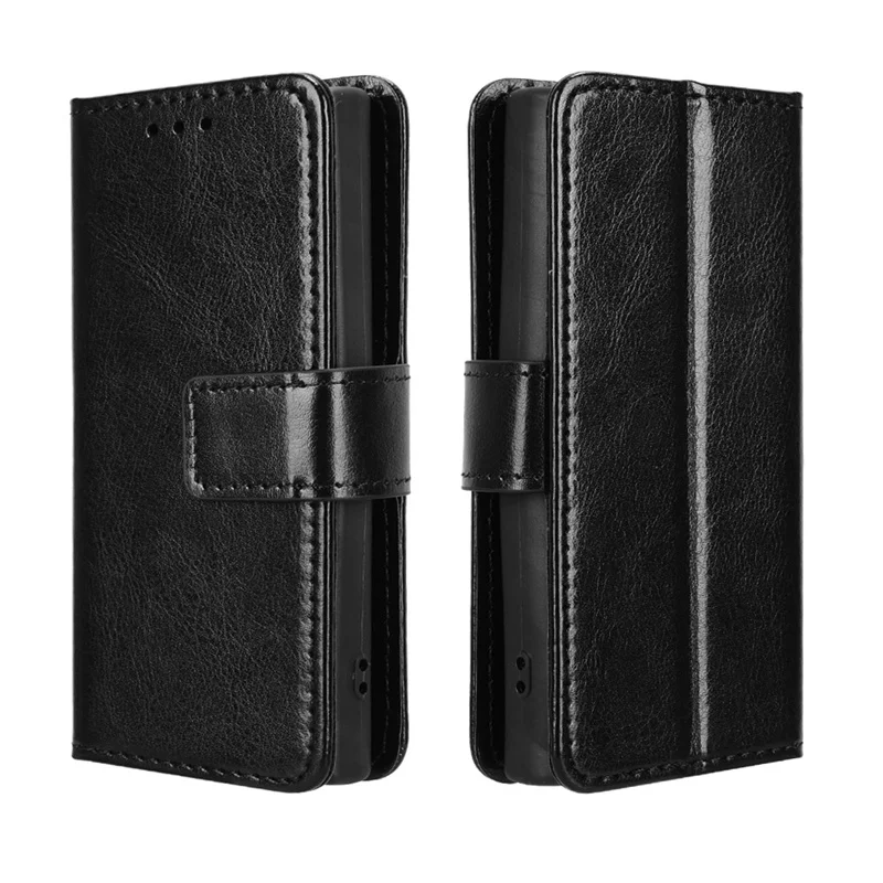 Подходит для Nokia 108 4G 2024 кожаный чехол Crazy Horse из искусственной кожи подходит