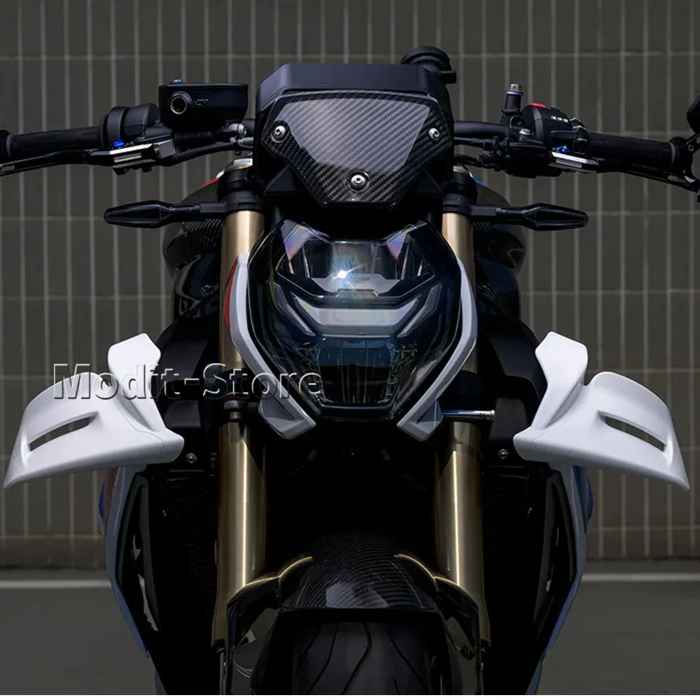 Фото Для мотоцикла BMW S1000R S1000 R 2021-2026: боковые винглеты, передний спойлер, обтекатель, фиксированные боковые аксессуары ﻿ №4