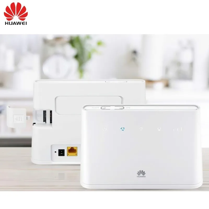 HUAWEI 4G Router 2 300Mbps B311-221 LTE CPE 32 Users 2.4 GHz VPN APP Control SIM card Router