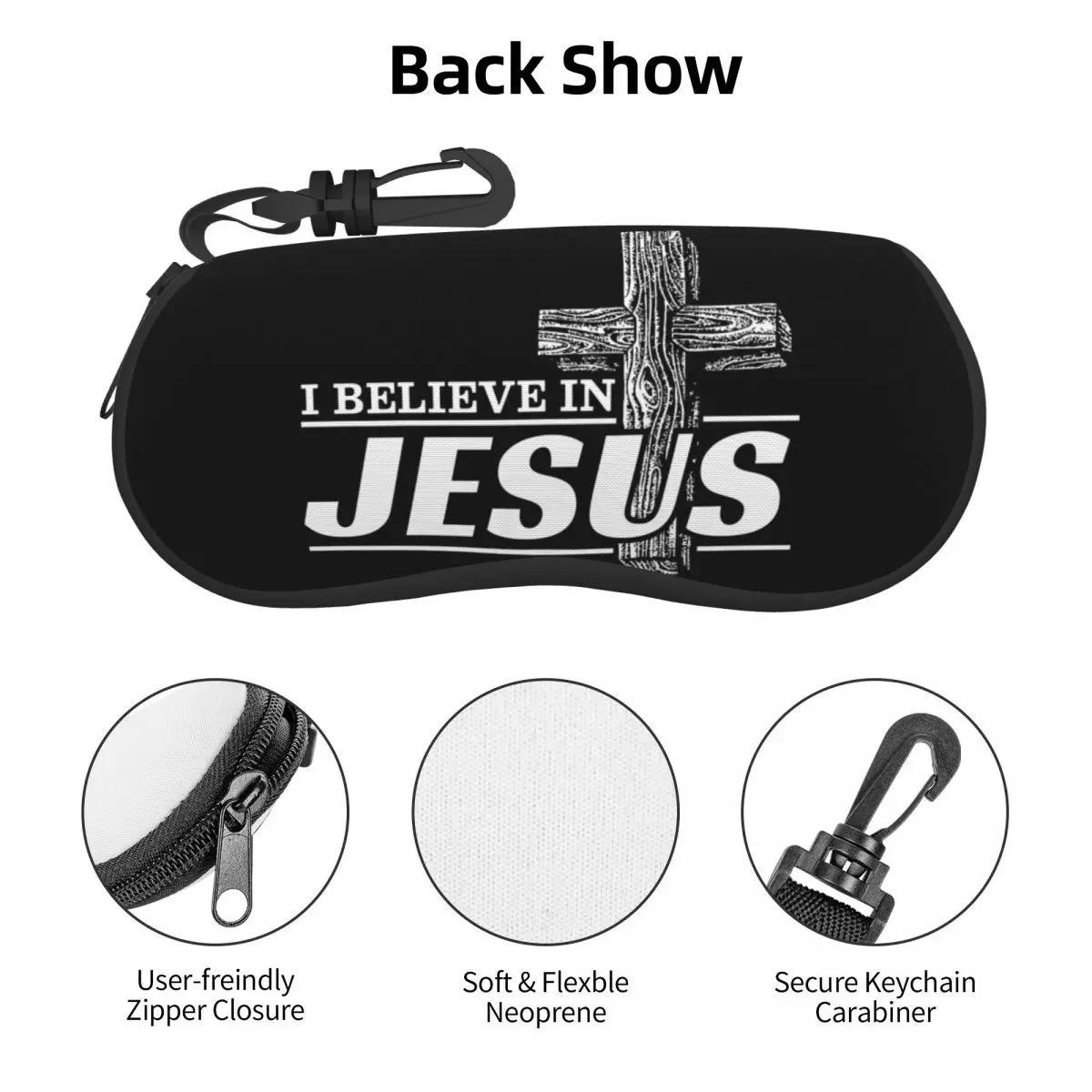 Защитные чехлы для очков Я верю в Иисуса Христа