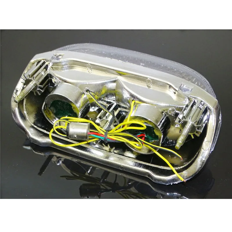 Фото Задний фонарь waase для KAWASAKI ZZR250 ZZR600 ZX-11 ZX600E ZZR1100 E-Mark, стоп-сигнал, поворотники, встроенный светодиодный фонарь №3