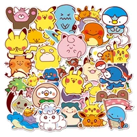 36pcs pikachu anime stickers cartoon graffiti cute skateboard suitcase cute version pokemon stickers