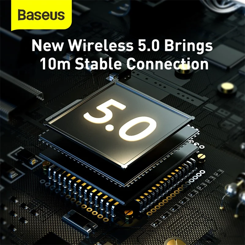 Baseus D02 Pro Wireless Headphones Sport Bluetooth 5.0 Earphone Handsfree Headset Ear Buds Head Phone Earbuds For iPhone Xiaomi images - 6