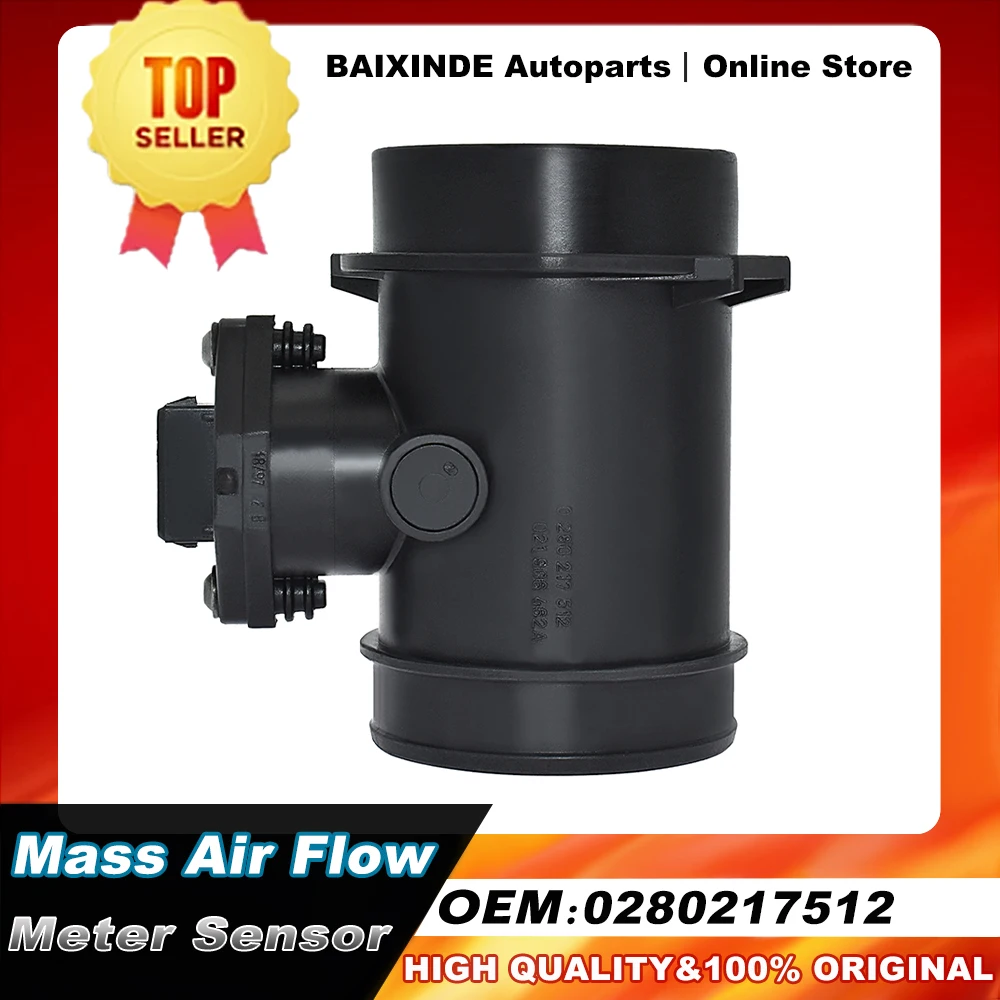 

OEM 1PCS 0280217512 021906462A Mass Air Flow Sensor For Volkswagen VW Jetta Passat 2.8 VR6 Syncro