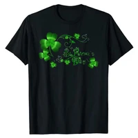 happy st patricks day and shamrock classic t shirt for women men clothing graphic tee tops short sleeve blouses gifts