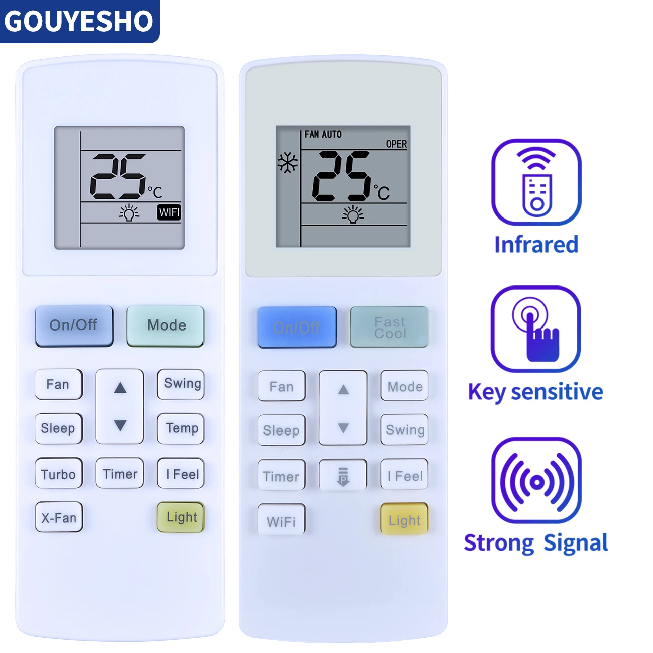 

New YAW1F YAW1F9 For GREE Montana Air Conditioner AC Remote Control GWH24ACD-K3NNA1A YAW1F1 YAW1F4