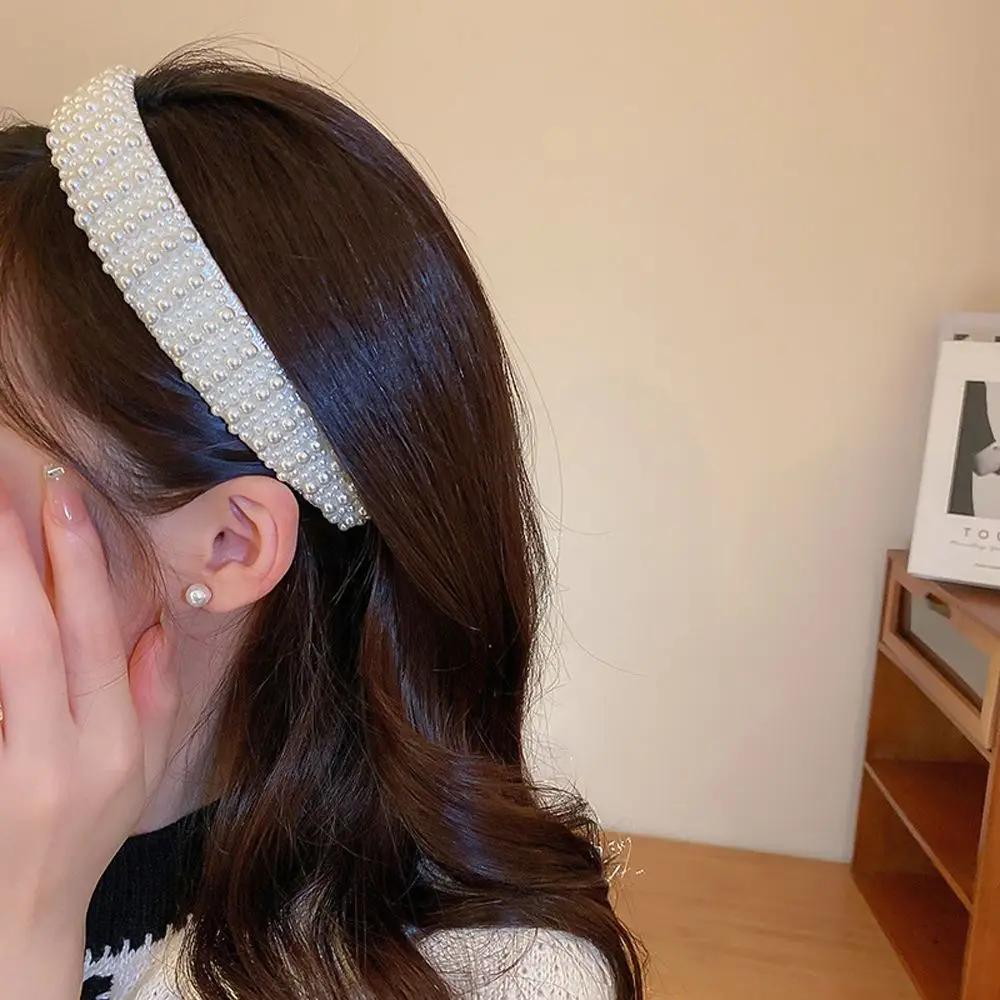 

Headwear For Girls Bride Non Slip Temperament Wedding Headband Women Hair Hoop Hairbands Korean Head Wrap