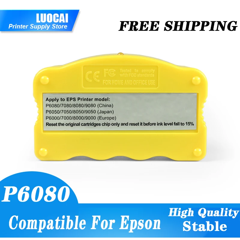 

P6000 Cartridge Chip Resetter For Epson SureColor P6080 P6050 P7050 P8050 P9050 P6000 P7000 P8000 P9000 Cartridge Chip Restore