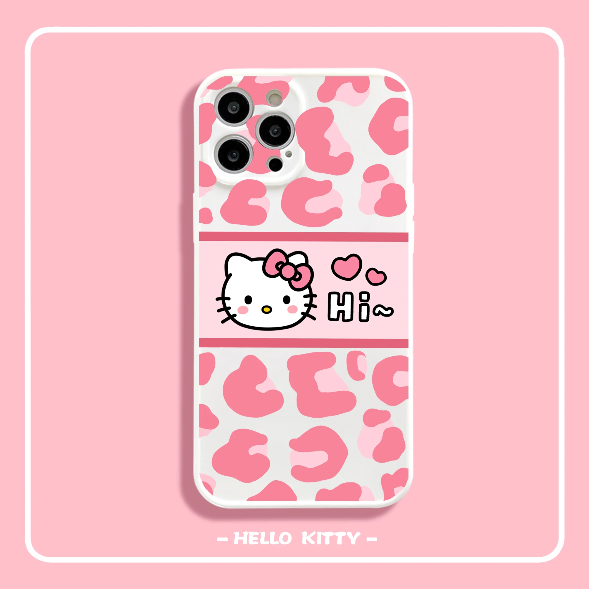 

Розовый Милый милый чехол Hello Kitty для Iphone12/13pro Max/11/X/Xsmax мультяшный силиконовый ударопрочный защитный чехол