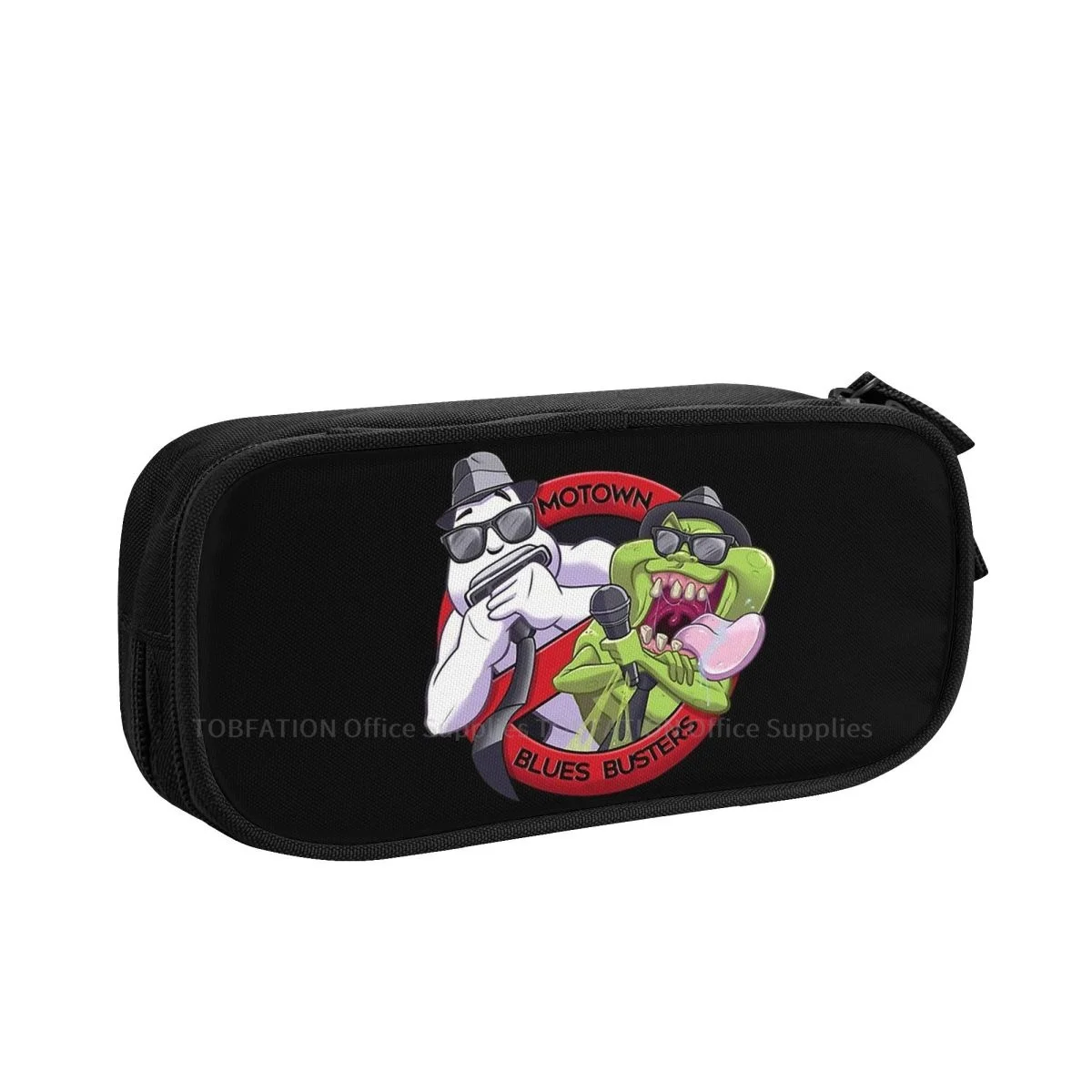

Motown Blues Busters Redux Pencase Ghostbusters Pencil Bag Girls Boys School Storage Supplies Large Capacity Double Zipper
