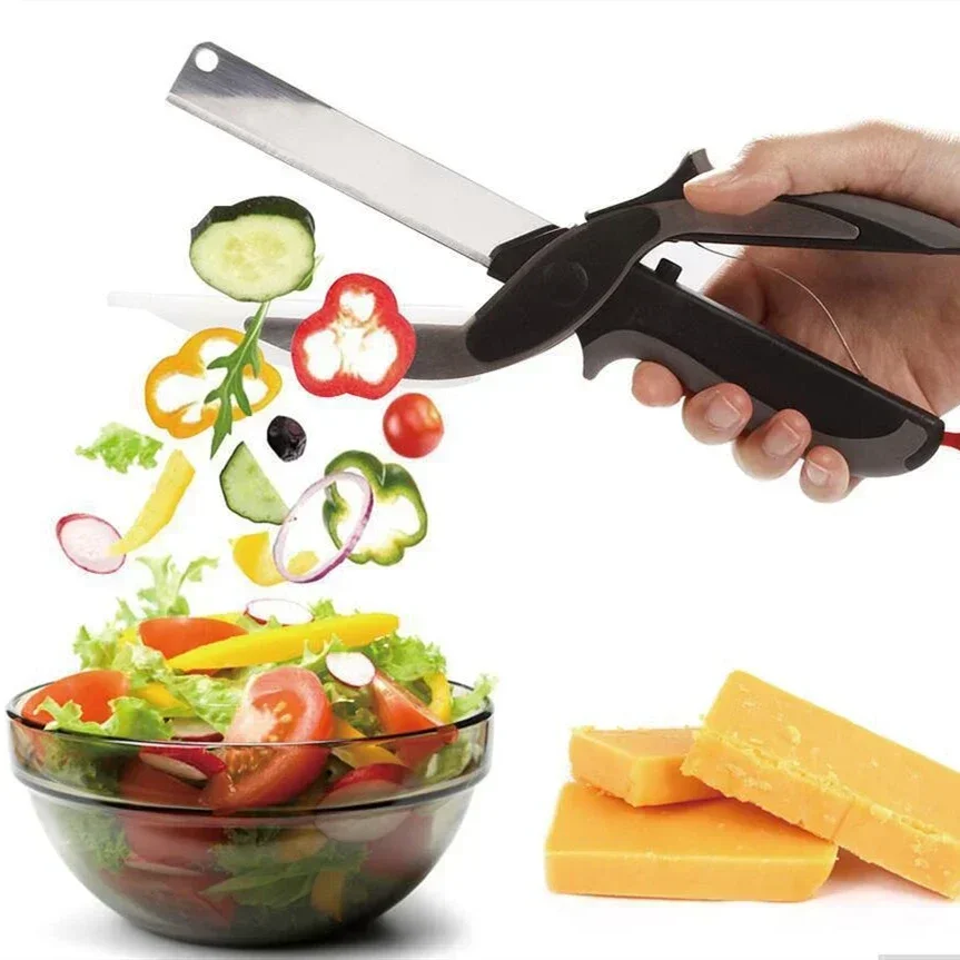 Tijeras для хранения вещей 2 и 1 столеро acero inoxidable para Chef inteligente herramienta cocina carne verduras