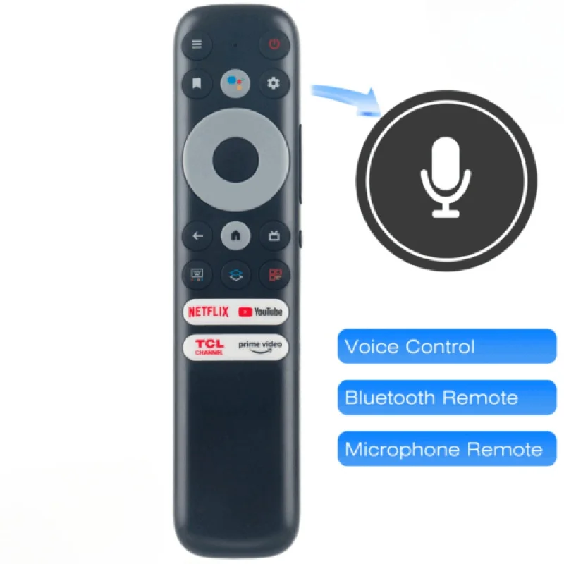 

Rc902n FMR1 Voice Remote Control for TCL TV 50s546 55s546 65s646 75r646