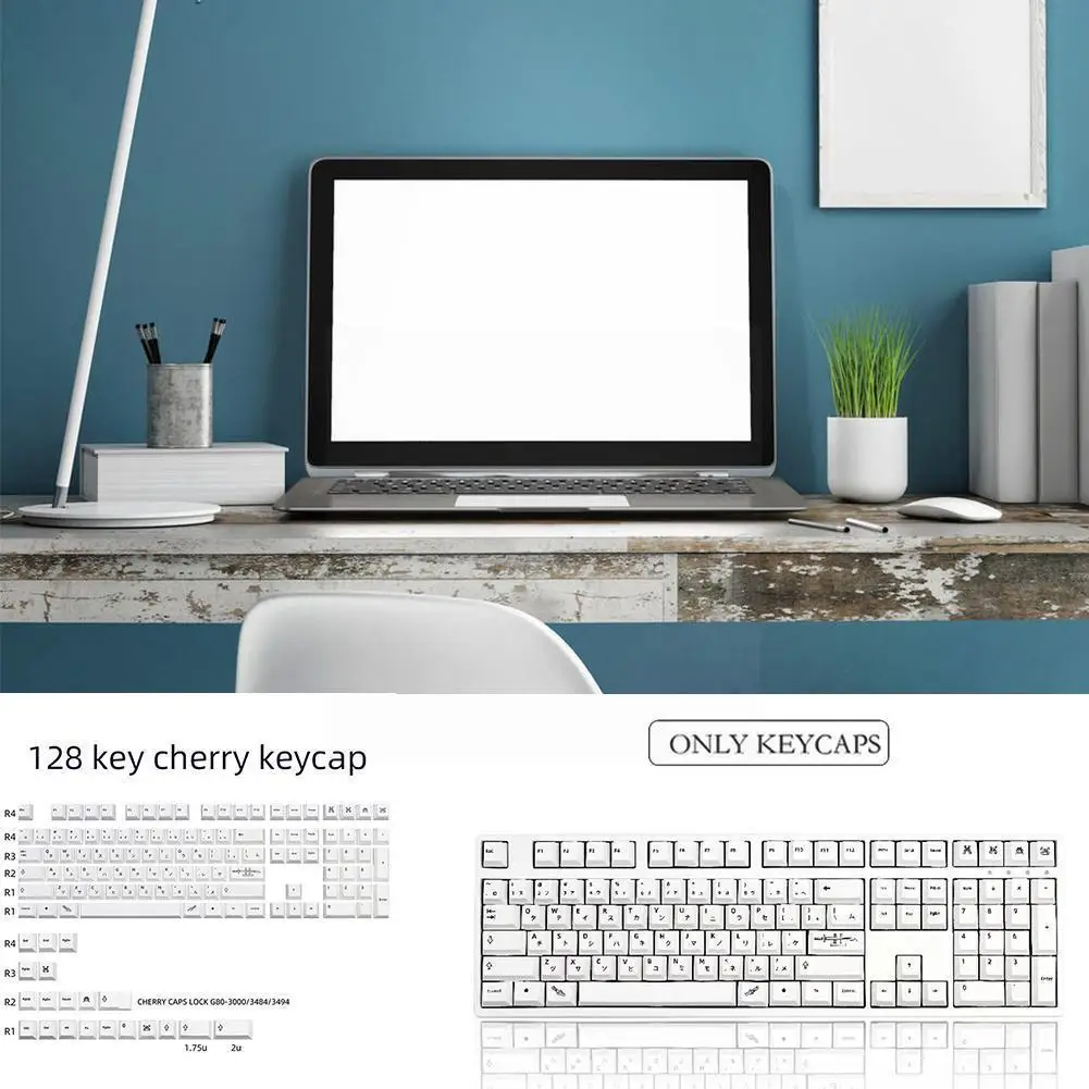 

Japanese Keyboard Keycaps For Profile Dye Sub Keycaps For Mx Switch 61/64/68/87/96/980/104/108 Mechanical Keyboard Z4o3