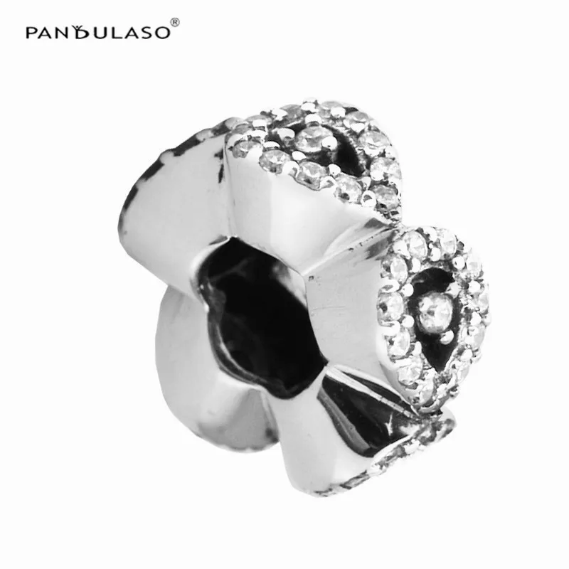 

Cascading Glamour Spacer Clear CZ 2017 Girl S925 Dangle Product Pendant Real Chain Bracelets Collection Friends Beads