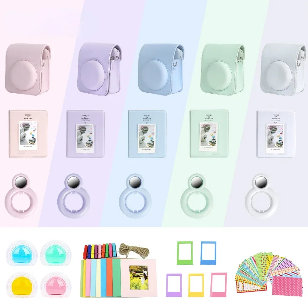 Аксессуары для мгновенной камеры Fujifilm Instax Mini 12 комплект 7 в 1 фотоальбом