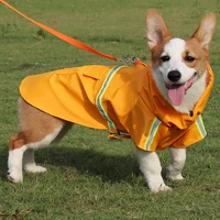 reflective pet small dog raincoats for small large dogs rain coat waterproof jacket fashion outdoor breathable puppy clothes 5xl