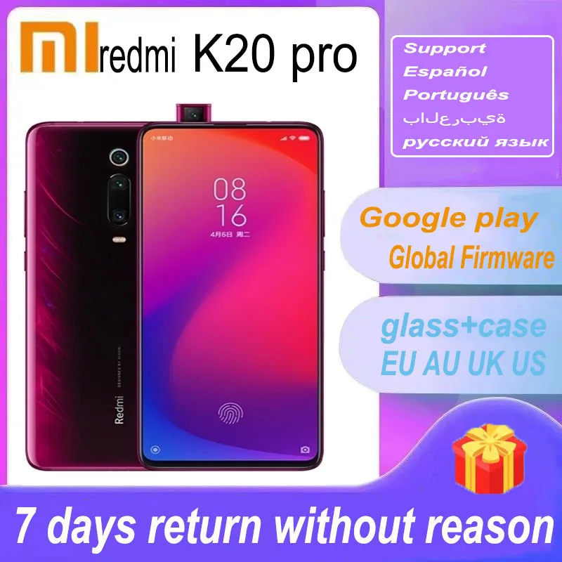 Enlarge global version Xiaomi Redmi K20 Pro  Xiaomi Mi 9T PRO celular 6GB RAM 128GB ROM Snapdragon 855 4