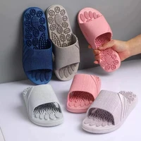 2022 summer unisex massage slippers bathroom home soft sole rubber indoor mute sandals non slip flip flops